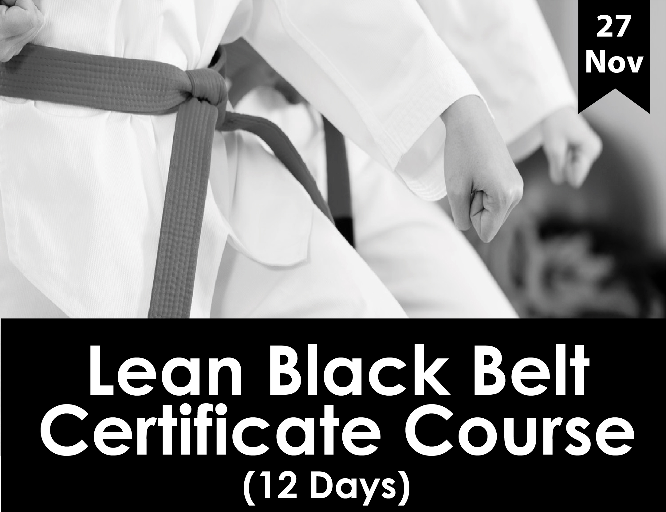 Lean Black Belt Certificate Course